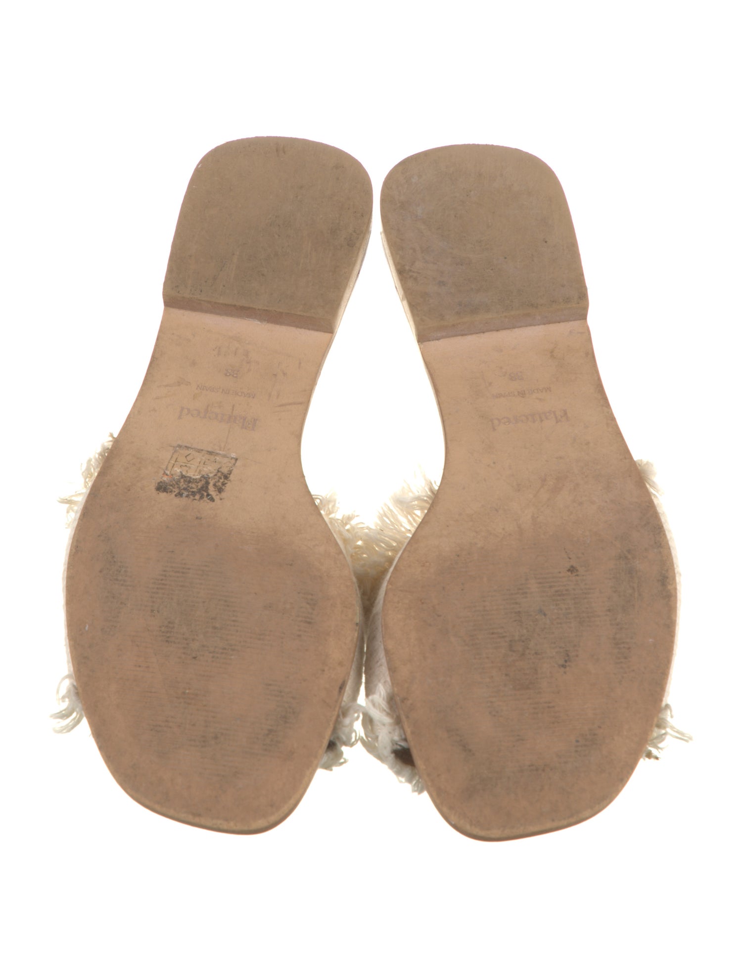 Flattered Canvas Raw-Edge Trim Slides